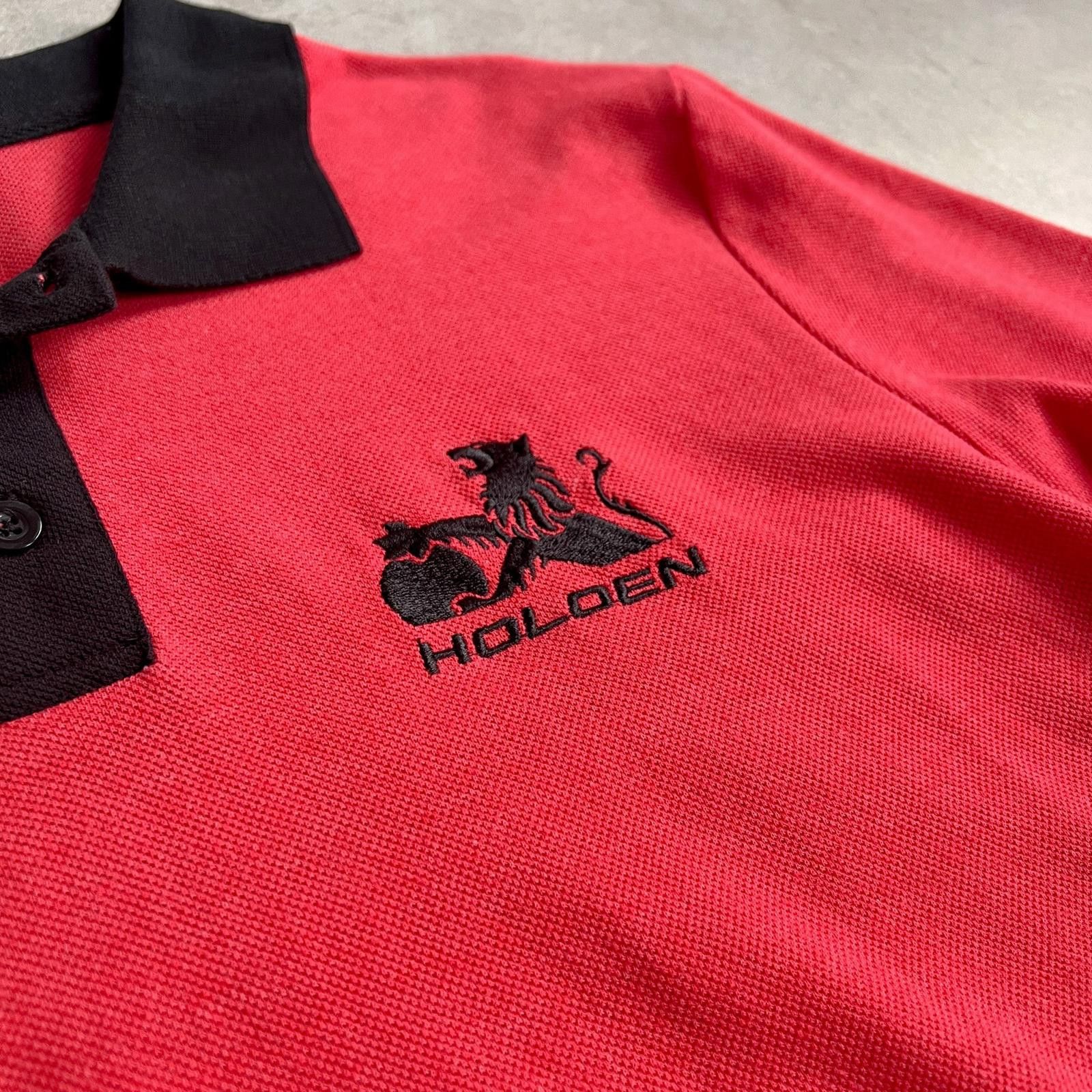 Holden Outerwear 2000s Holden Heritage Collection Red Polo - 3XL Size US XXL / EU 58 / 5 - 2 Thumbnail