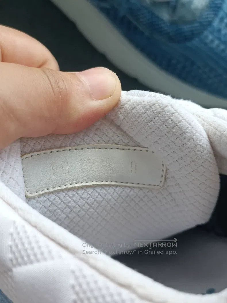 Louis Vuitton Louis Vuitton Show Up White and Blue Knit Sneakers Size US 9 / EU 42 - 6 Thumbnail