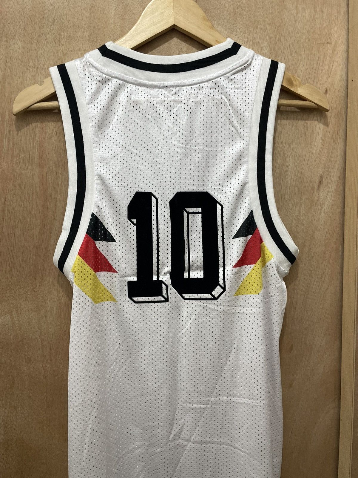 Adidas × Vintage ADIDAS Germany National Soccer Team #10 Tank Dress White Bl Size S / US 4 / IT 40 - 9 Thumbnail