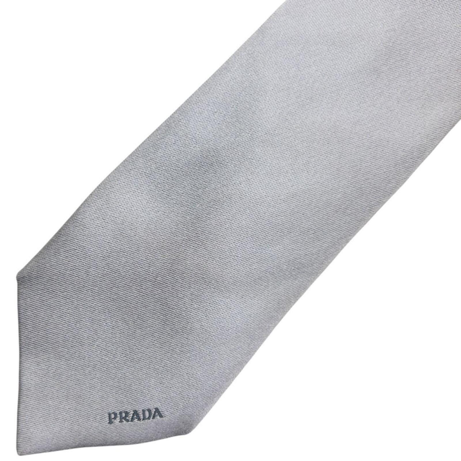Prada Vintage 2000s Prada Skinny Silk Tie Size ONE SIZE - 2 Thumbnail