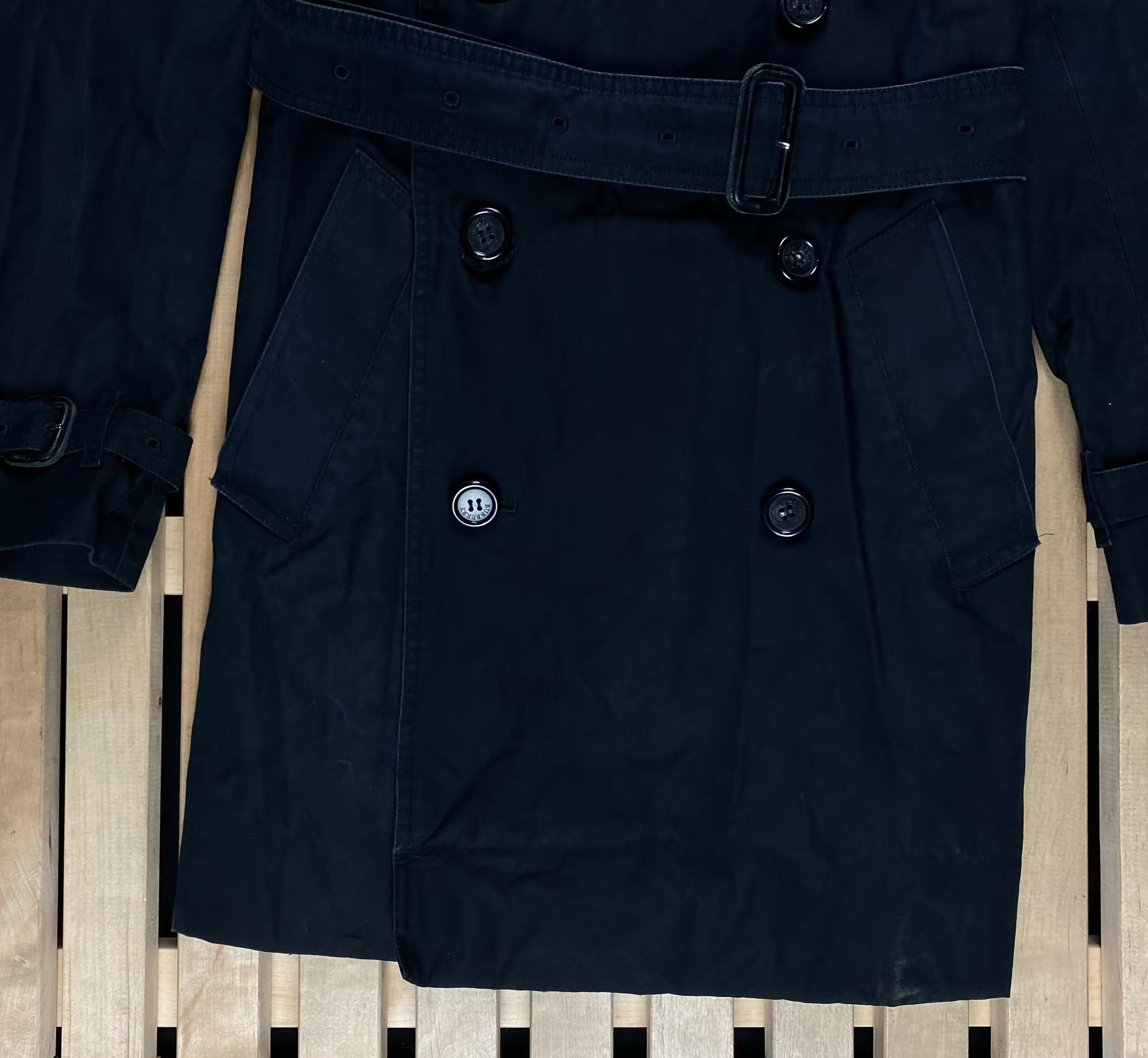 Burberry Womens Trench Jacket Burberry London Size 6 Size M / US 6-8 / IT 42-44 - 3 Thumbnail