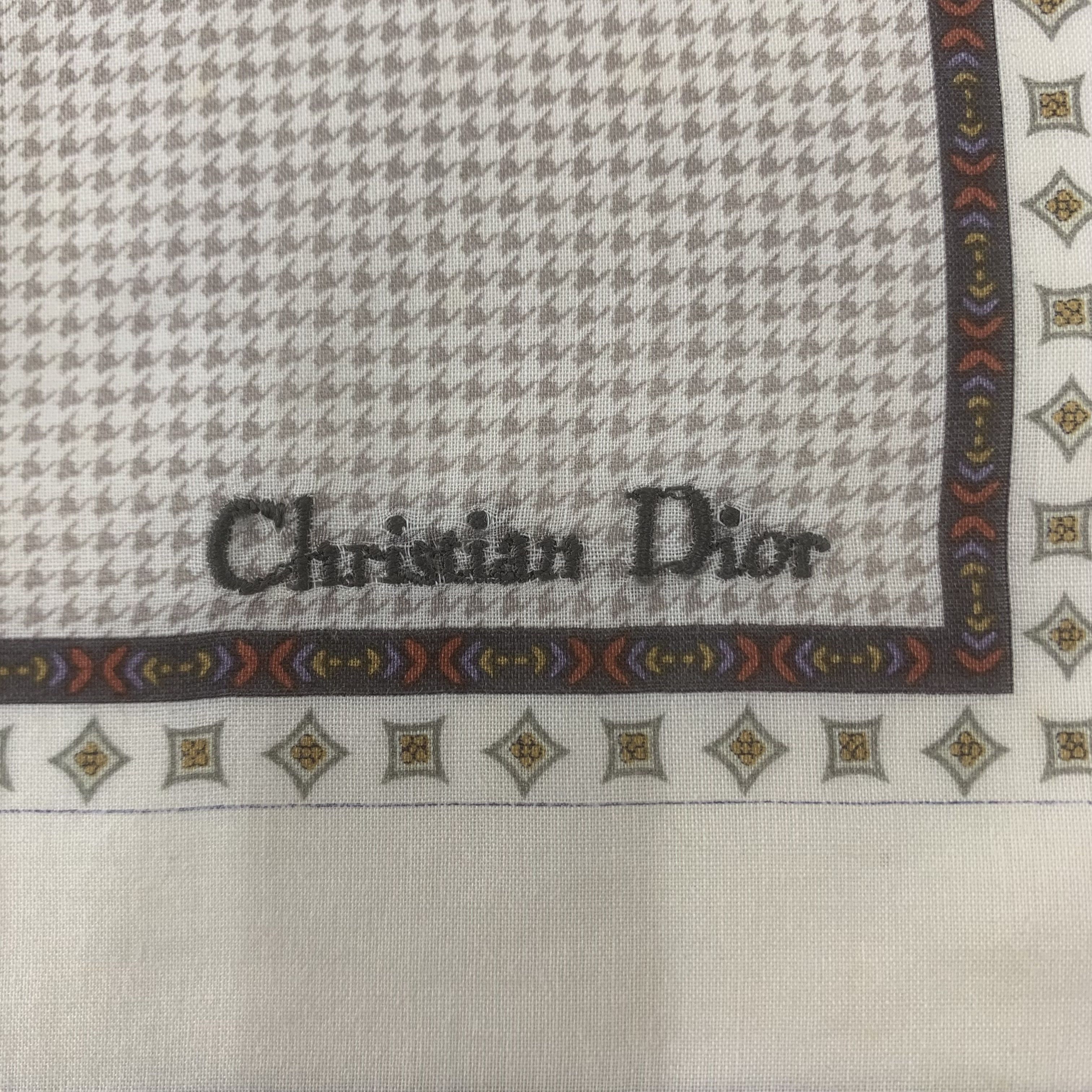 Christian Dior Monsieur Christian Dior Handkerchief Bandana Neckerchief Square Size ONE SIZE - 4 Thumbnail