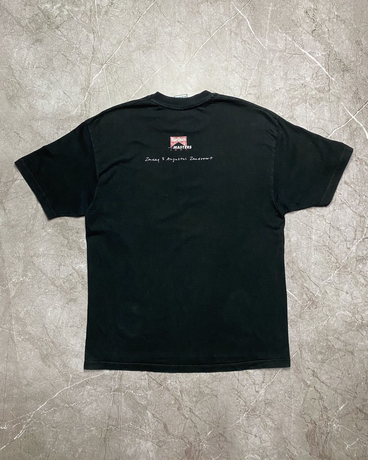 Ferrari × Marlboro Vintage Marlboro Tshirt 1997 formula uno rare ayrton senna Size US XL / EU 56 / 4 - 2 Thumbnail