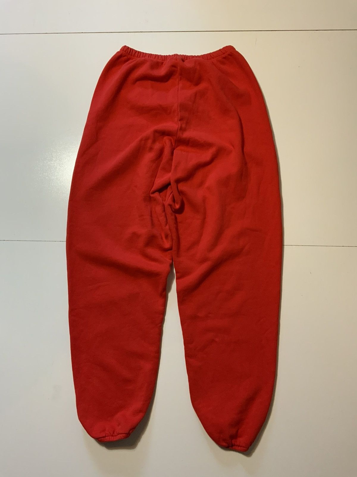 Other Red Made In USA Blank Fleece Heavyweight Jogger Sweatpants Size US 32 / EU 48 - 3 Thumbnail