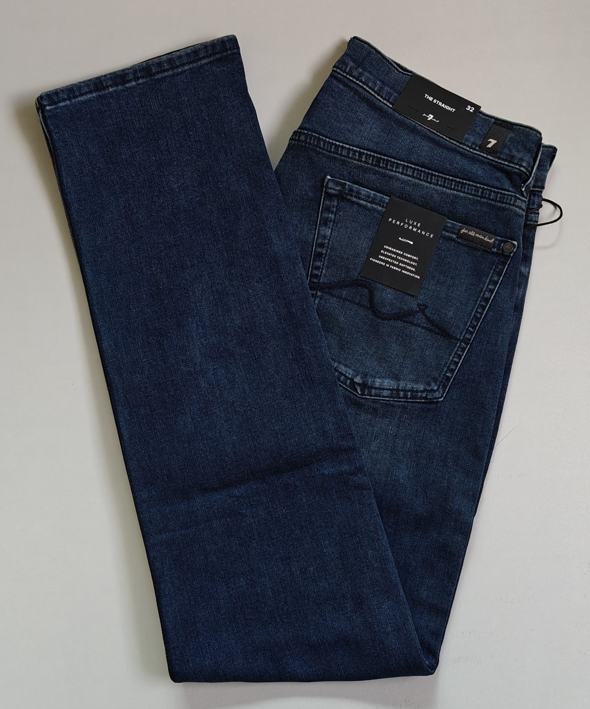 7 For All Mankind 7 For All ManKind THE STRAIGHT Jeans T/ 6008 Size US 32 / EU 48 - 16 Thumbnail