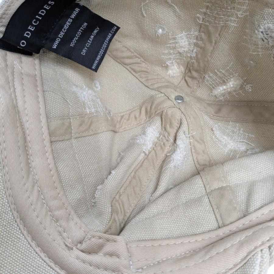 Who Decides War WHO DESIDES WAR THORN GRID CAP Beige OS Size ONE SIZE - 5 Thumbnail