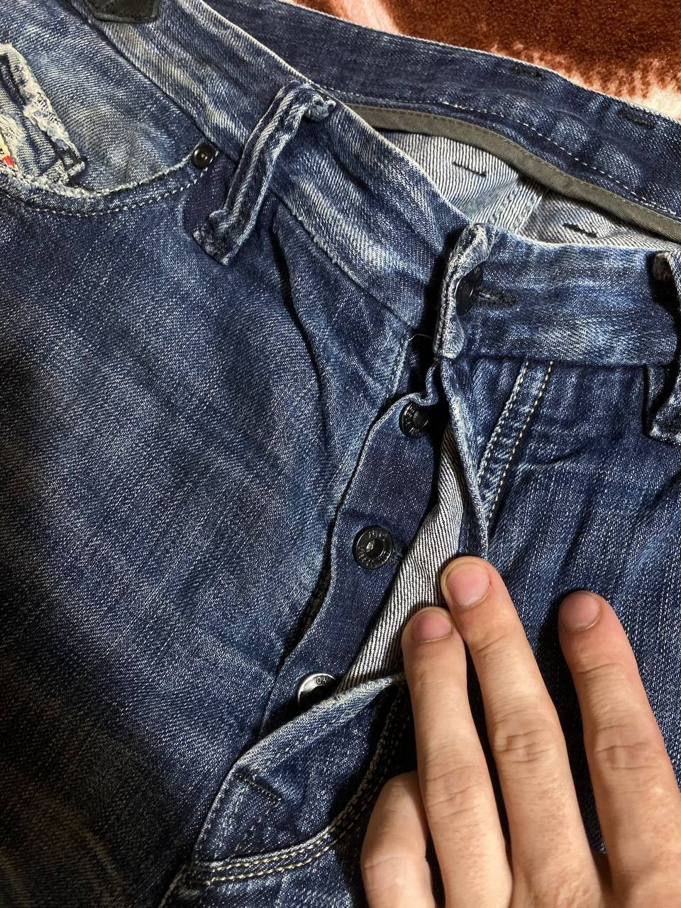 Diesel Vintage 90s Y2K Distressed Diesel Leanty Jeans baggy pants Size US 34 / EU 50 - 18 Thumbnail