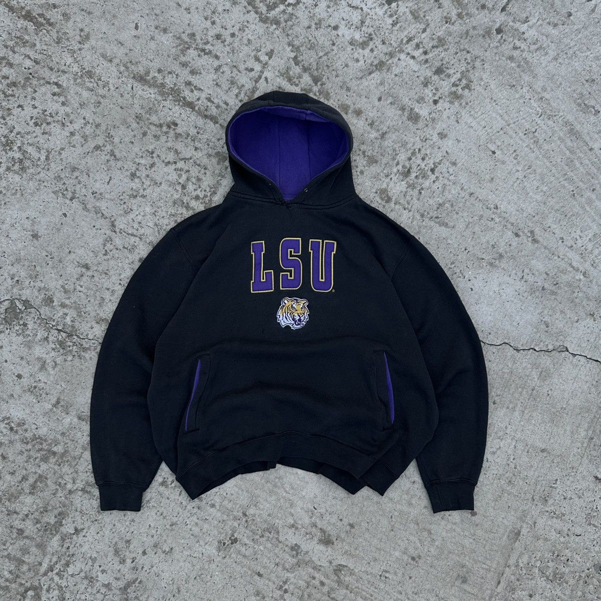 Timex Vintage Japanese Style LSU Tigers 47 Hoodie Champs Hoodie Size US XL / EU 56 / 4 - 1 Thumbnail