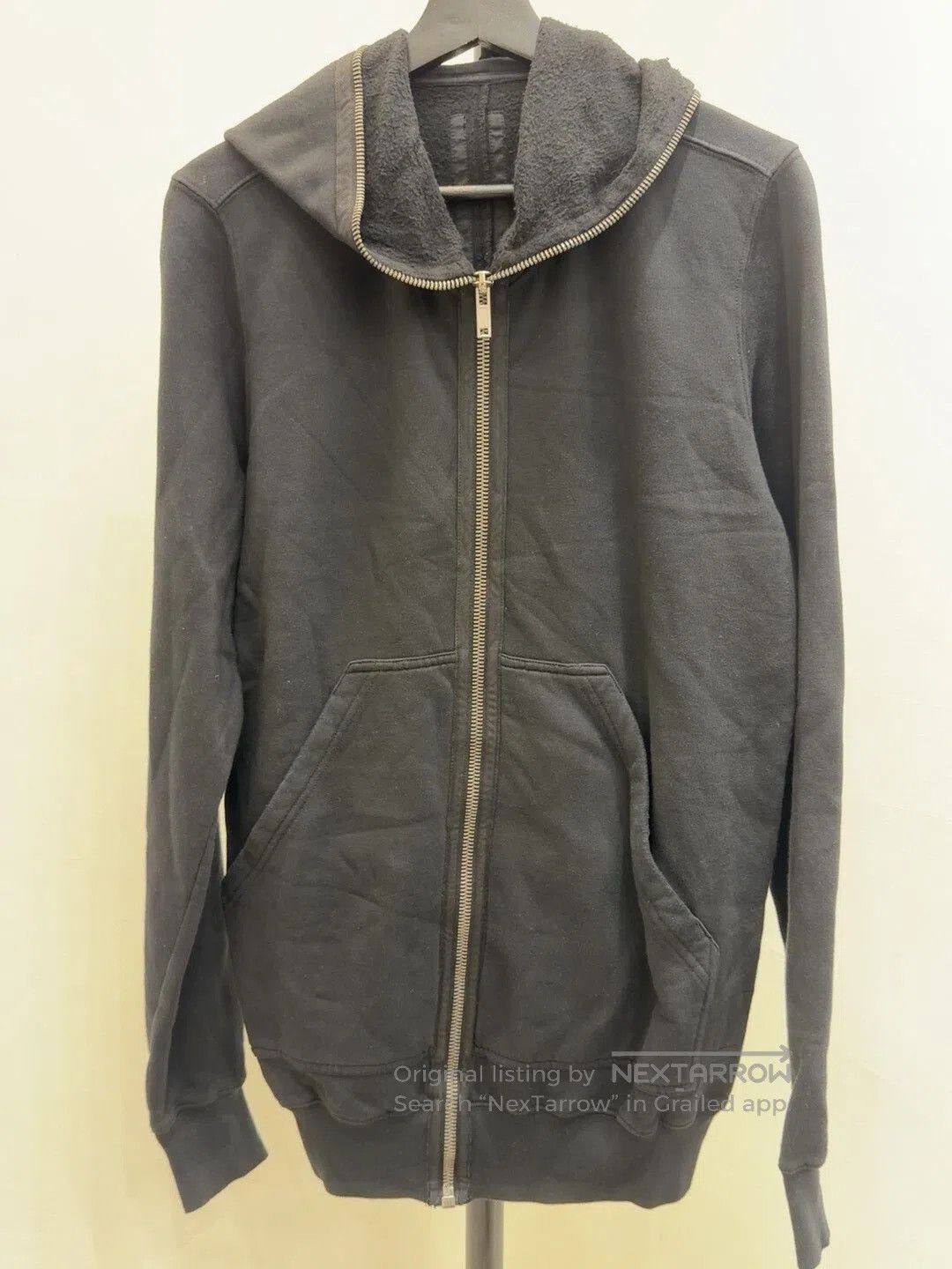 Rick Owens Drkshdw RICK OWENS DRKSHDW Black Zip Hoodie. Size US M / EU 48-50 / 2 - 1 Thumbnail