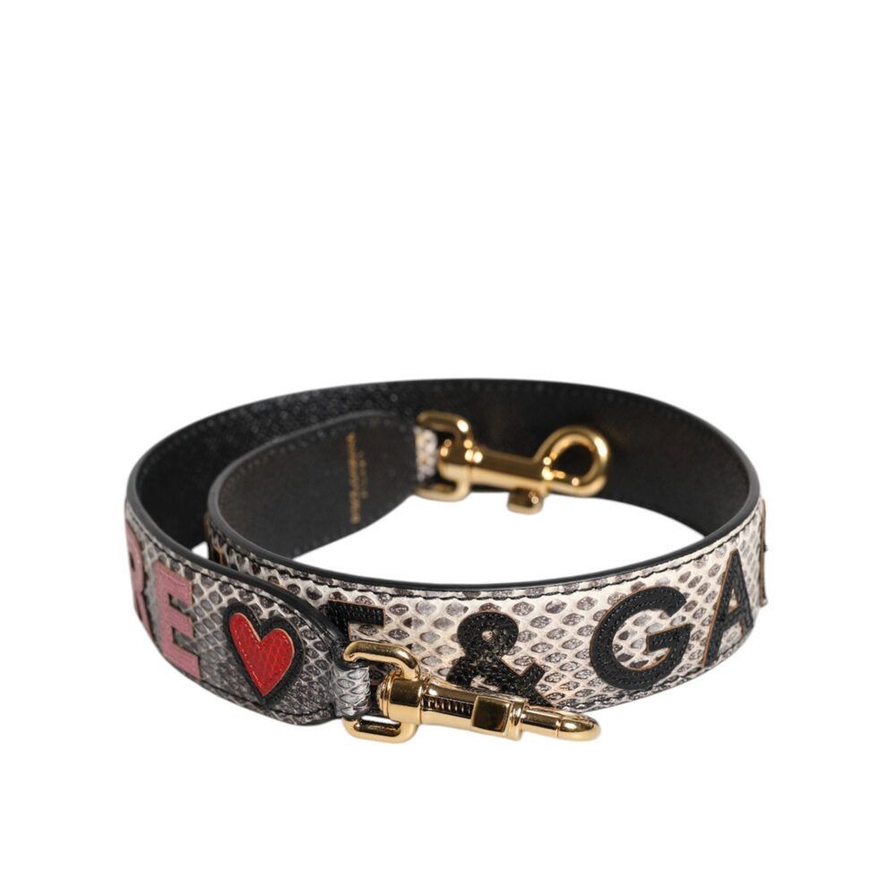 Dolce & Gabbana Dolce & Gabbana Multicolor DG AMORE Patch Bag Shoulder Strap Size ONE SIZE - 1 Thumbnail