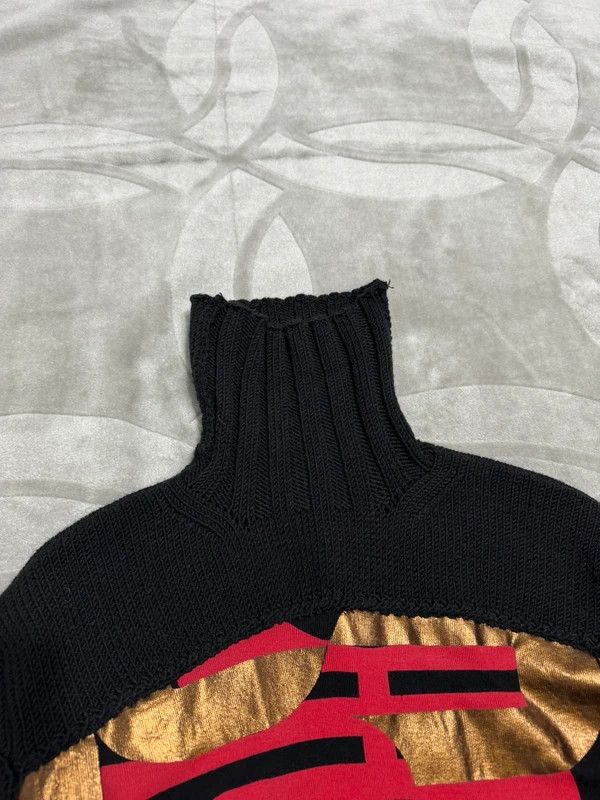 Custo Barcelona Custo Barcelona Blue Tower Spain Abstract 3 M Wool sweater Size M / US 6-8 / IT 42-44 - 4 Thumbnail