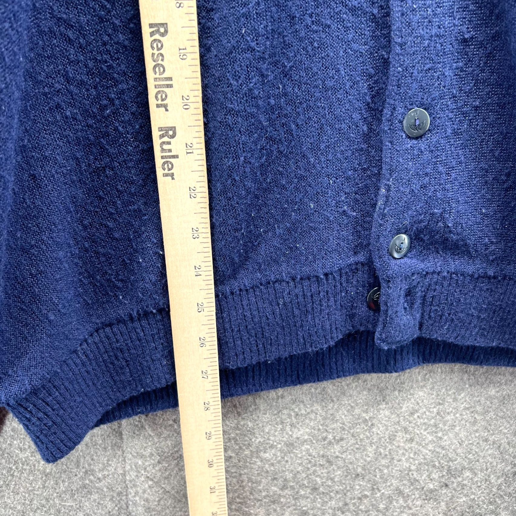 Vintage VINTAGE Arnold Palmer Robert Bruce Cardigan Mens XL Blue Acrylic 60s Sweater Size US XL / EU 56 / 4 - 7 Thumbnail