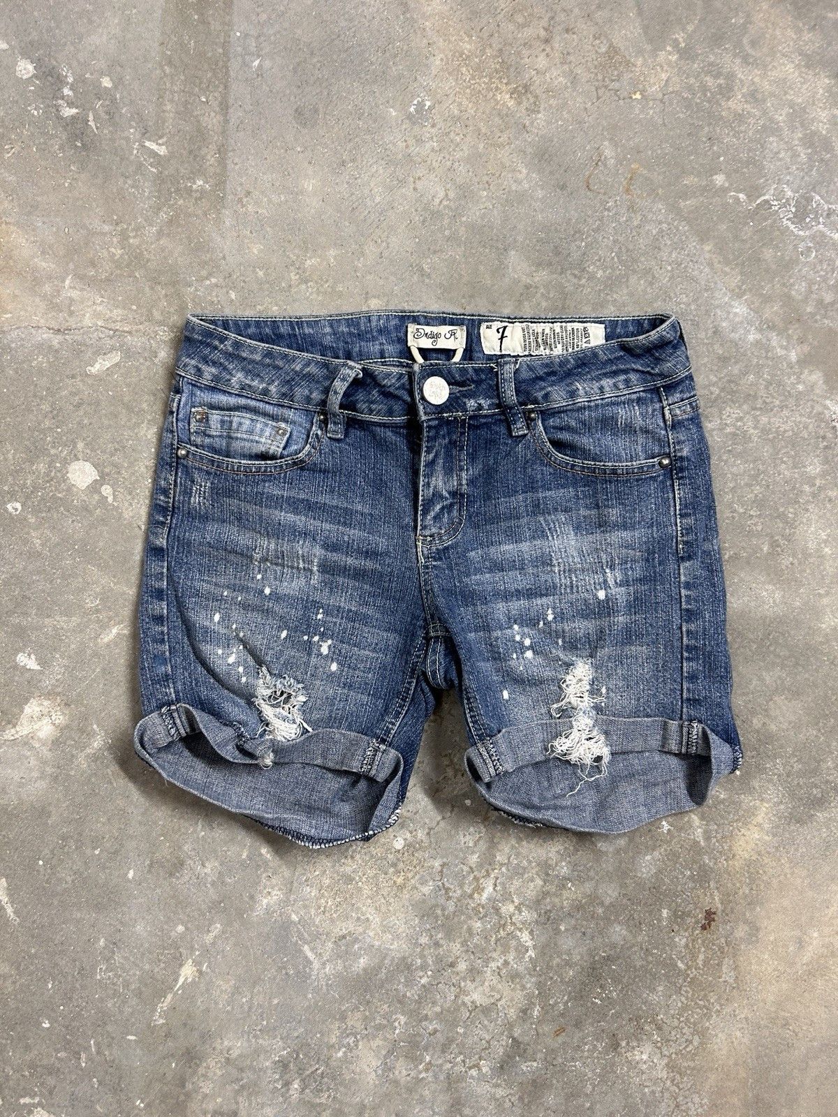 Other Vintage 00’s Indigo Rein Denim Shorts Junior Size 28in Size 28" / US 6 / IT 42 - 3 Thumbnail