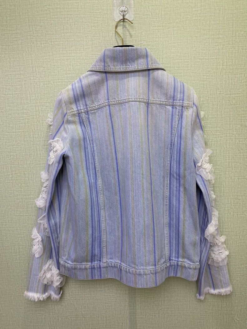 Chanel Chanel Chanel Falls Series Camellia Denim Jacket Size XS / US 0-2 / IT 36-38 - 5 Thumbnail