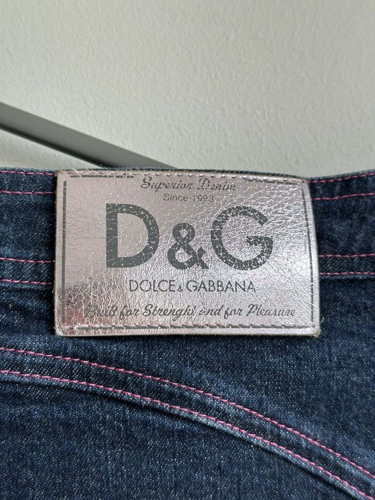 Dolce & Gabbana Vintage Dolce&Gabbana Denim Jeans Mini Skirt Size 28/42 D&G Size 28" / US 6 / IT 42 - 8 Thumbnail