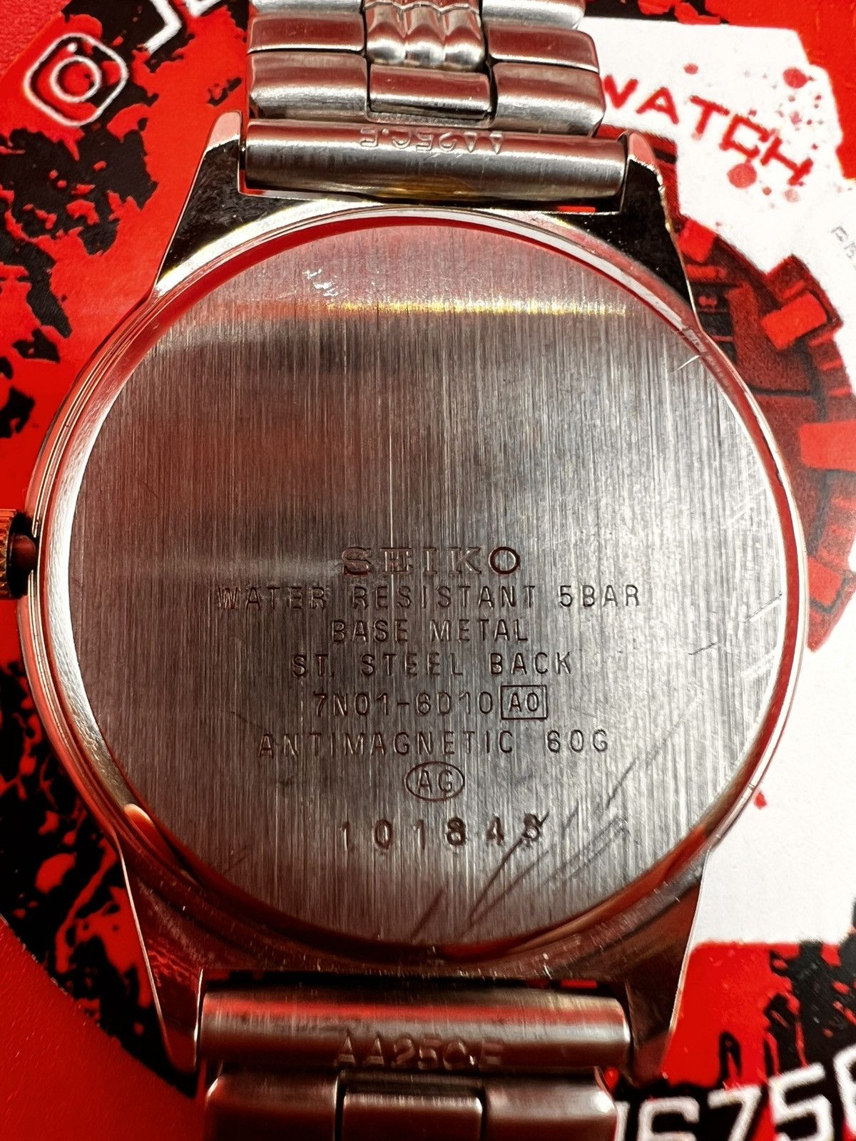 Seiko × Vintage Vintage Seiko Avenue 7N01-6D10 Quartz Watch Size ONE SIZE - 9 Thumbnail