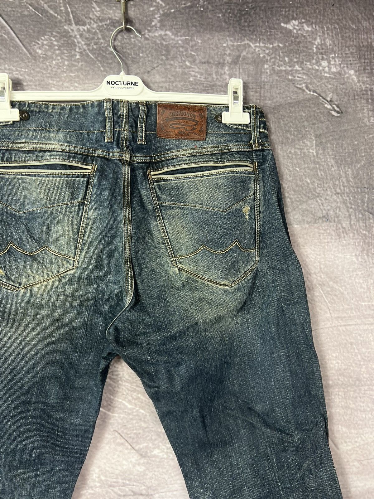 Chevignon Chevignon Jeans Leather pocket pants Size US 33 - 10 Thumbnail