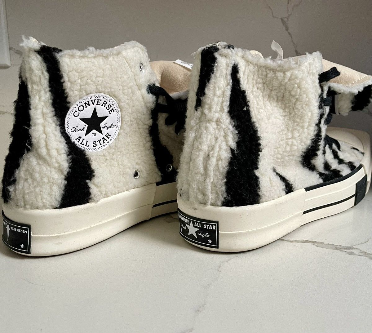 Converse × Rick Owens Drkshdw Rick Owens DRKSHDW Converse TURBODRK Hi Top New Size 10 Size US 9.5 / EU 42-43 - 8 Thumbnail