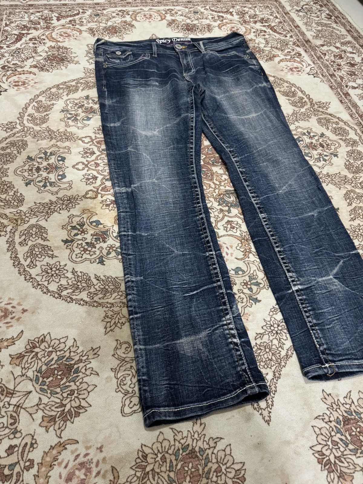 Japanese Brand × Vintage Vintage Spicy Denim Strechable Jeans Size US 36 / EU 52 - 2 Thumbnail