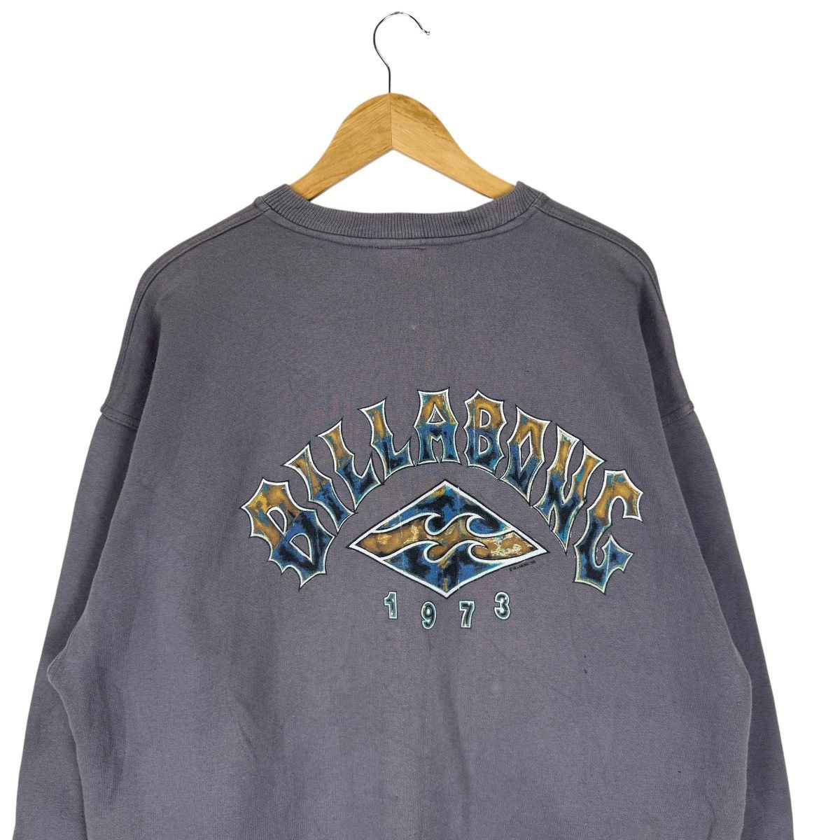Billabong ☀️VINTAGE 90s BILLABONG SURFING SWEATSHIRT Size US XL / EU 56 / 4 - 7 Thumbnail