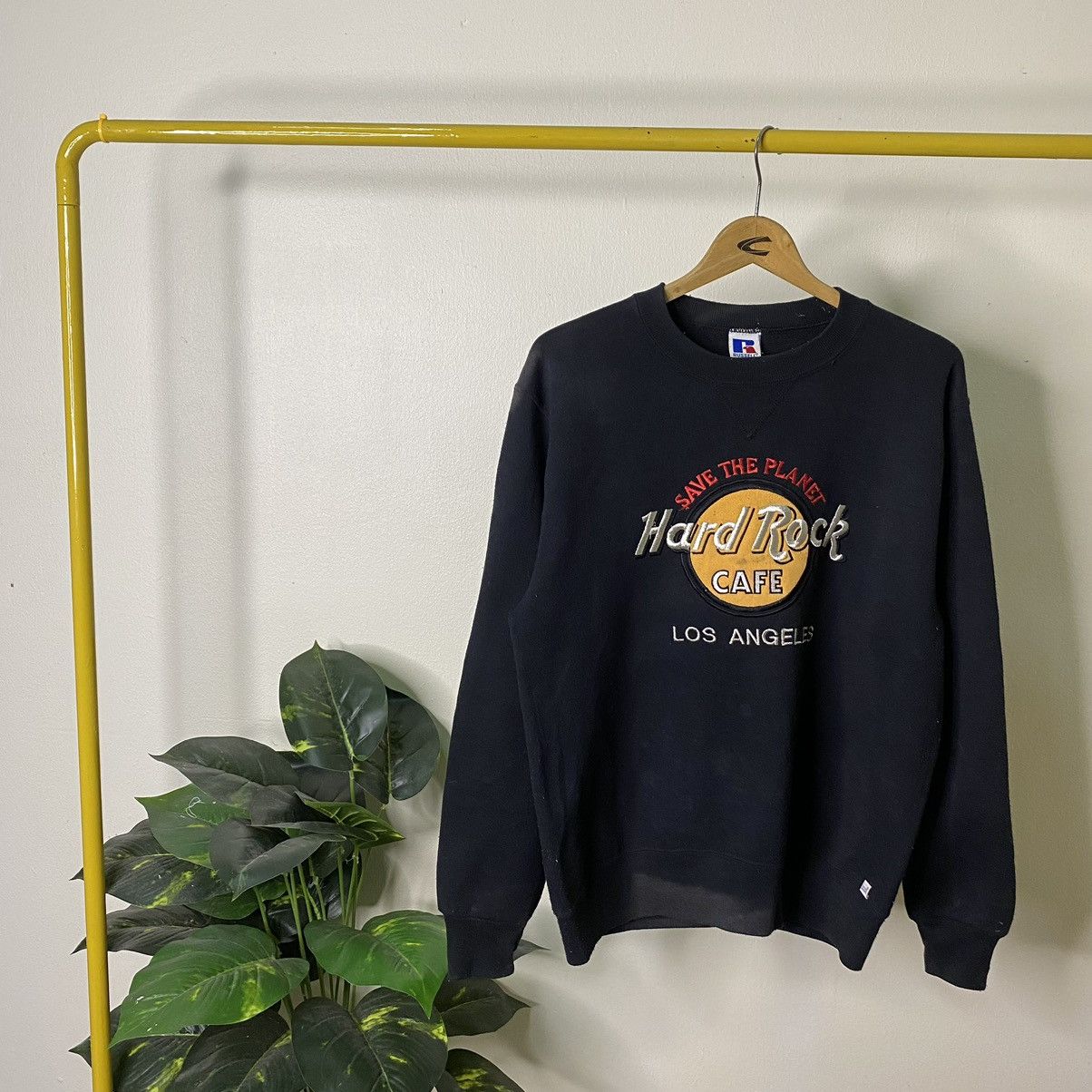 Hard Rock Cafe × Russell Athletic × Vintage 90s Russell Athletic x Hard Rock Cafe Los Angeles Sweatshirt Size US M / EU 48-50 / 2 - 1 Thumbnail