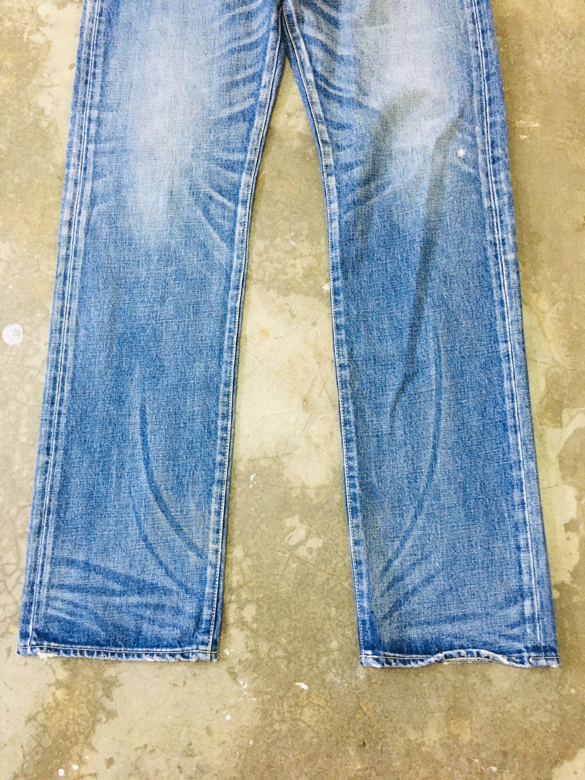 Japanese Brand W Craft Union Distressed Jeans (15) Size US 32 / EU 48 - 15 Thumbnail