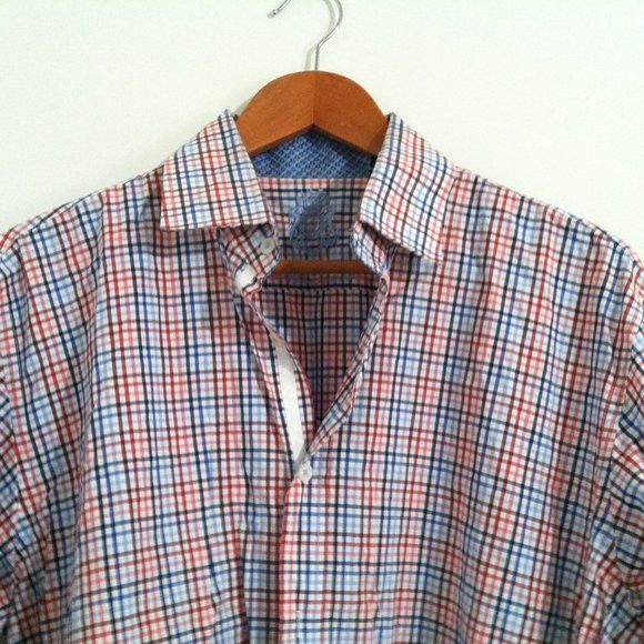 English Laundry ENGLISH LAUNDRY MENS COTTON CASUAL SHIRT SIZE: 16.5/34-35 Size US L / EU 52-54 / 3 - 1 Thumbnail