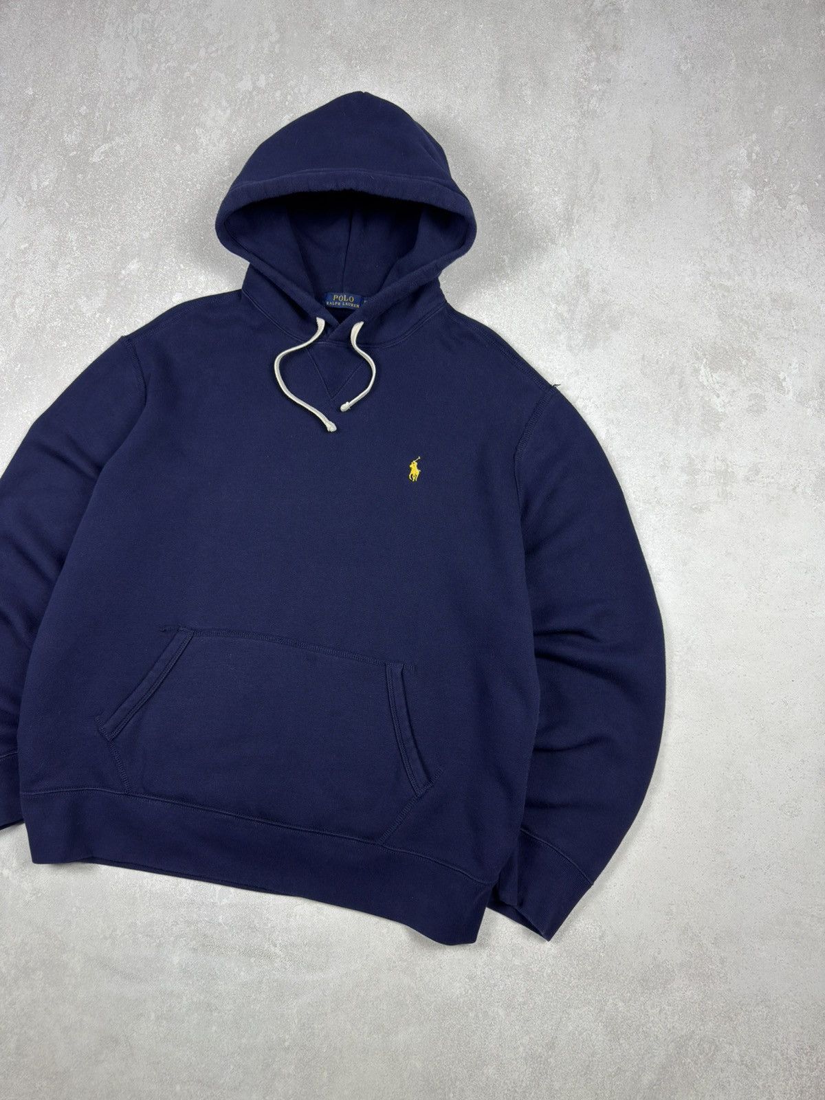 Polo Ralph Lauren Polo Ralph Lauren Hoodie Navy Blue Pullover Fleece Lined Size US XL / EU 56 / 4 - 3 Thumbnail