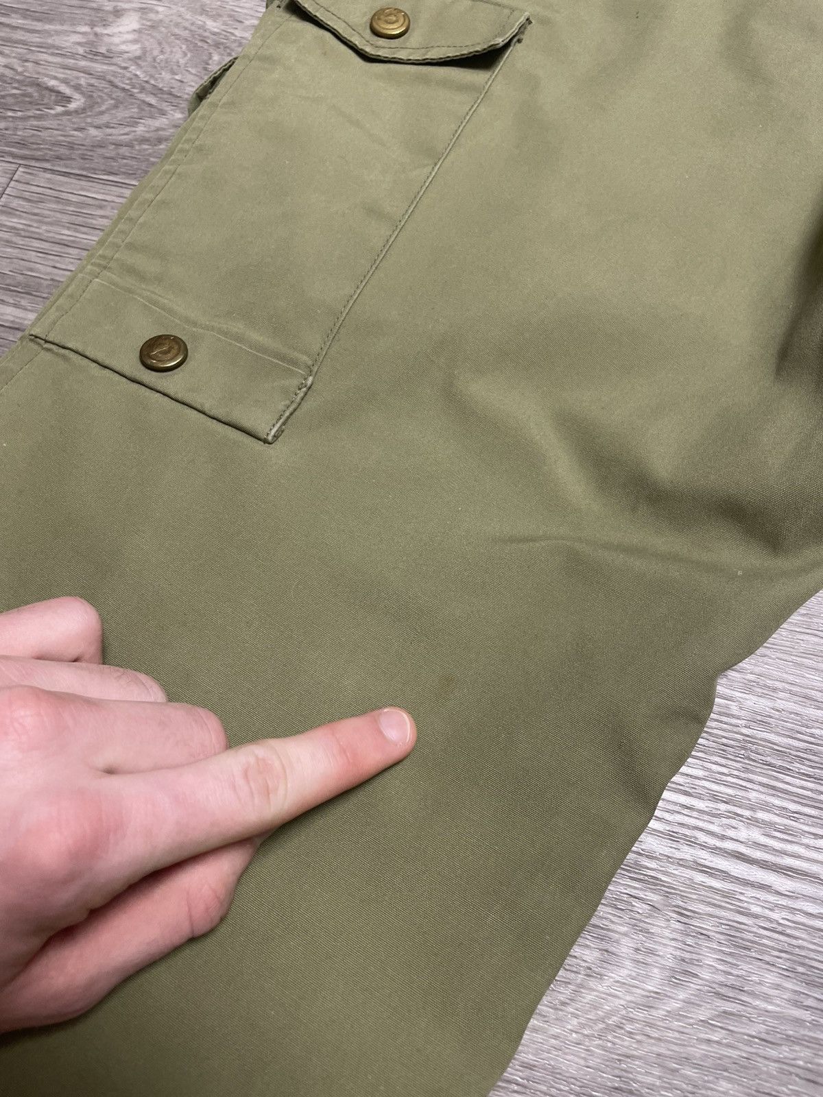 Fjallraven Vintage Fjallraven Khaki Cargo Pants Outdoor 90s Size US 29 - 24 Thumbnail