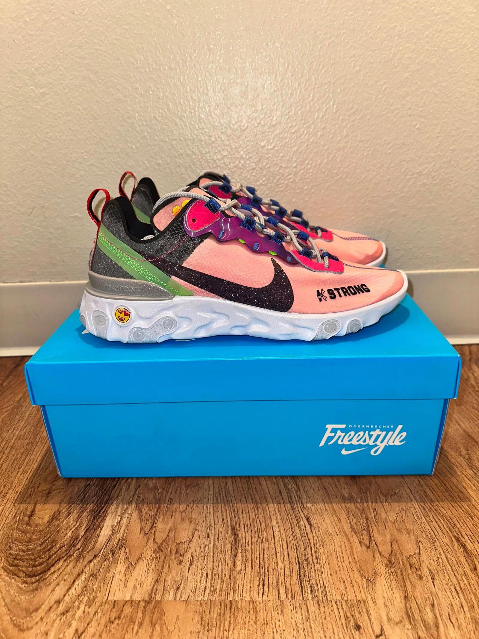 Nike Nike React Element 55 Doernbecher (2019) Size US 10 / EU 43 - 1 Thumbnail