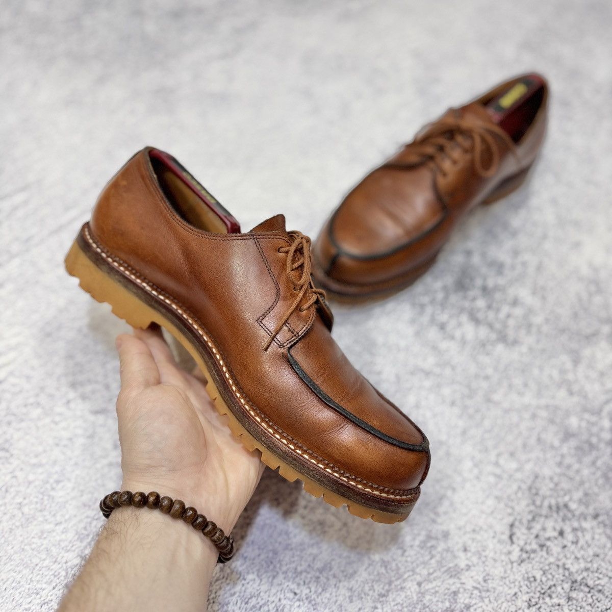 Ludwig Reiter Ludwig Reiter Tan Brown Norweger Derbies US9 UK8 EU42 27cm Size US 9 / EU 42 - 6 Thumbnail