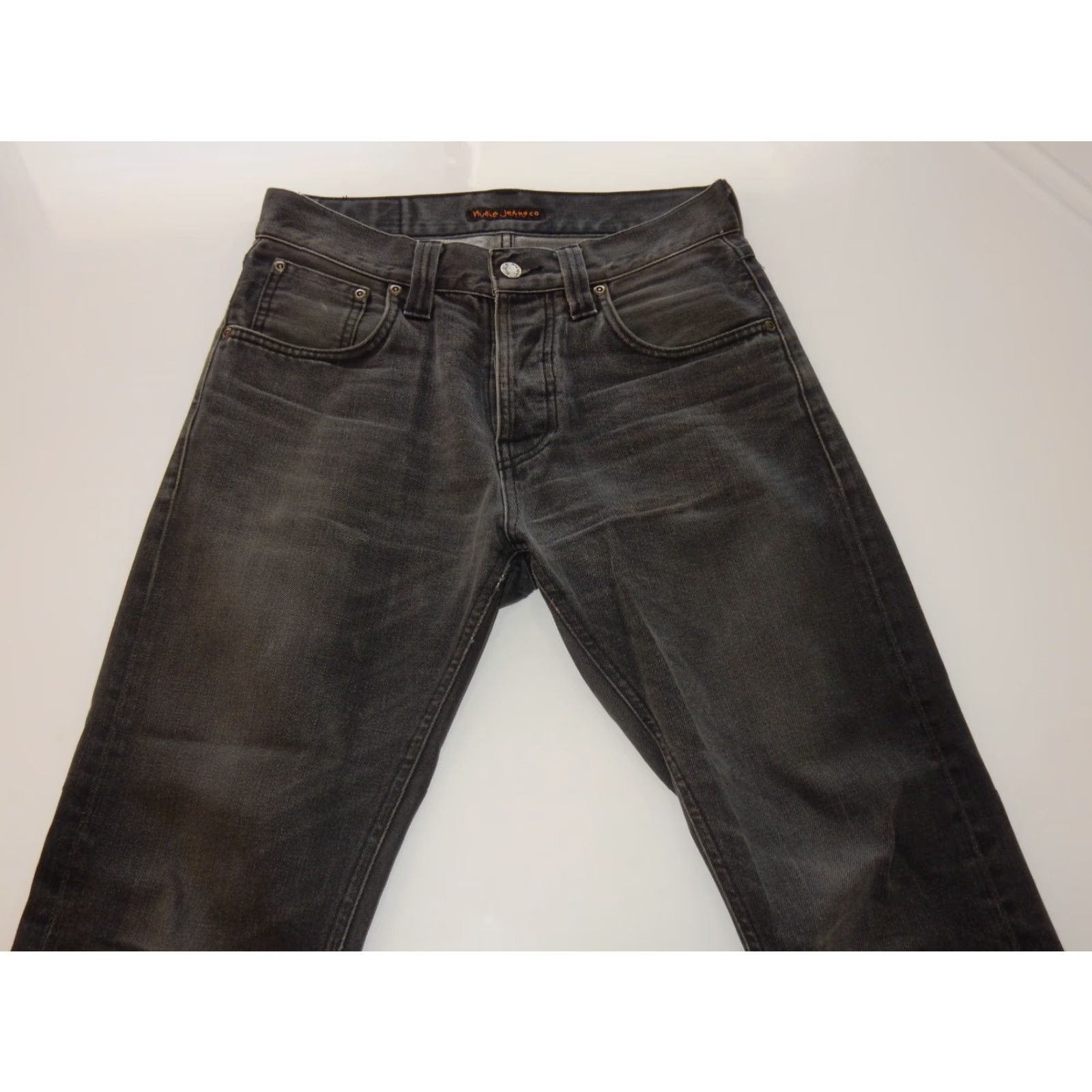 Nudie Jeans Nudie Jeans Co. Jeans Men Black Denim Straight 32 Inseam 28 Size 28x32 – Regular Size US 32 / EU 48 - 4 Thumbnail