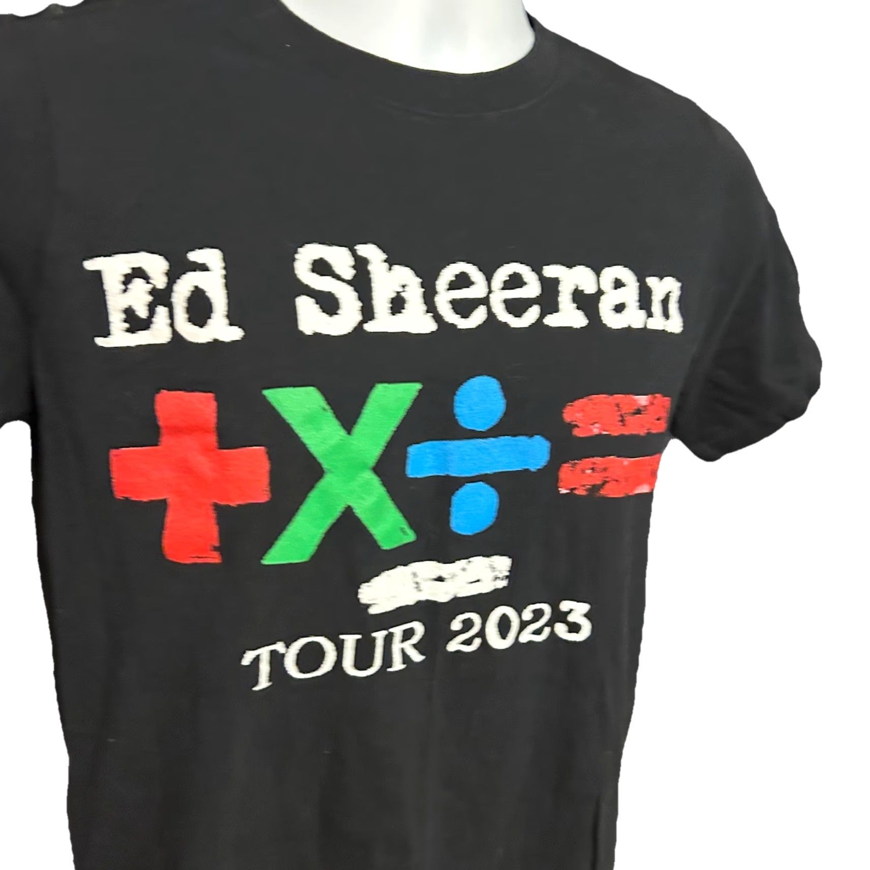 Doublet Ed Sheeran 2023 Tour Shirt Women Medium Black Short Sleeve Double Sided Crew Shirt Women M Black Ed Sheeran Concert Tee T Shirt JTC Activewear Logo Size M / US 6-8 / IT 42-44 - 3 Thumbnail