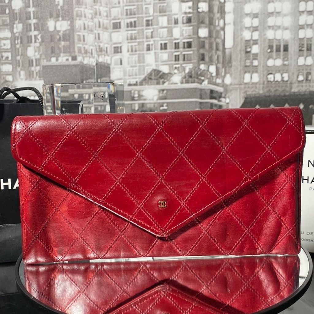 Chanel Authentic CHANEL CC Quilted Leather Purse Wallet Size ONE SIZE - 1 Thumbnail