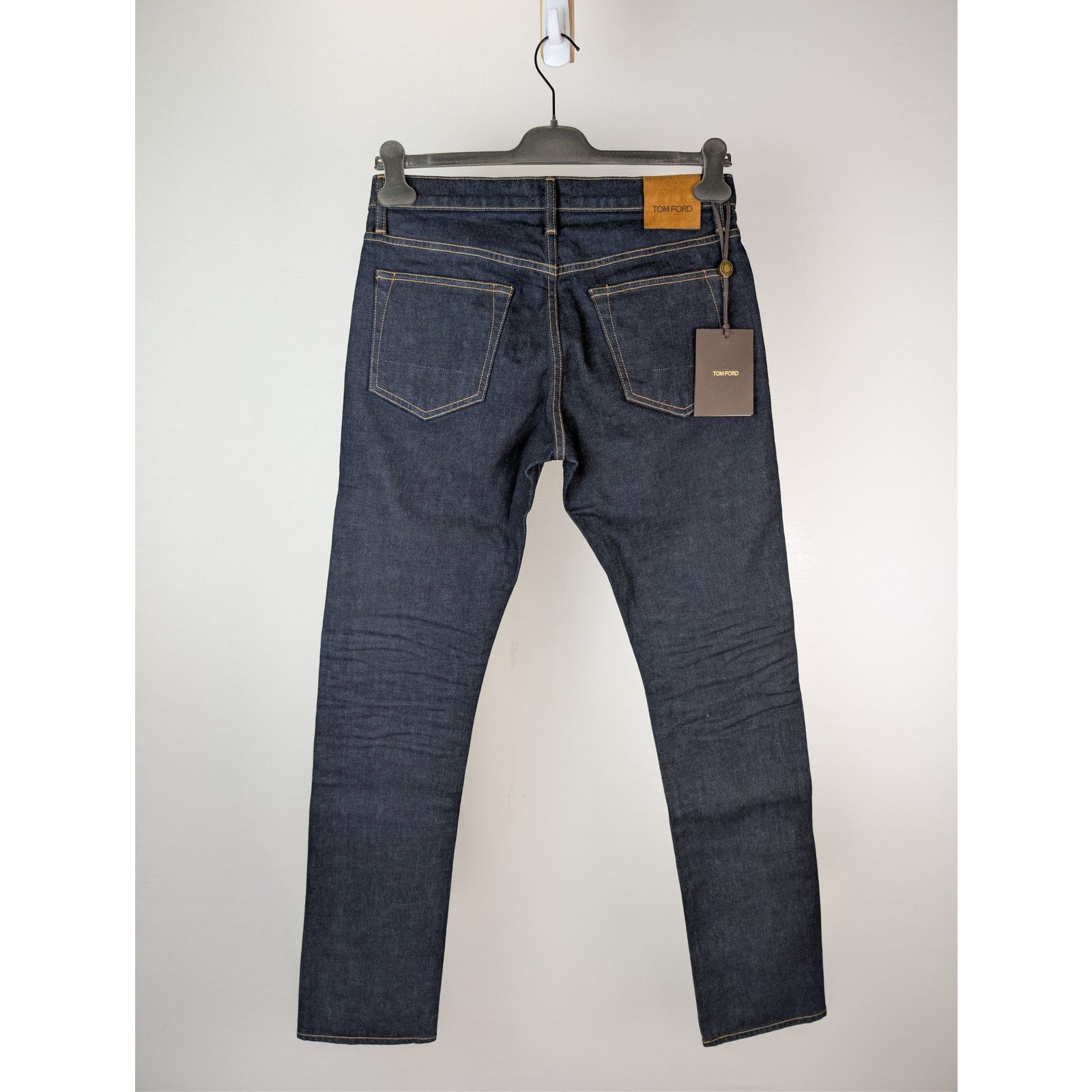 Tom Ford o1rshd1 Straight-Fit Denim Jeans in Dark Blue Size US 32 / EU 48 - 16 Thumbnail
