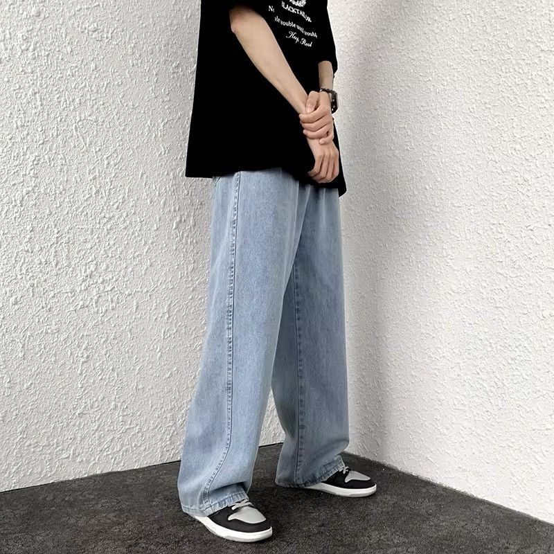 Vintage Streetwear Basic Style Baggy Jeans Size US 29 - 3 Thumbnail