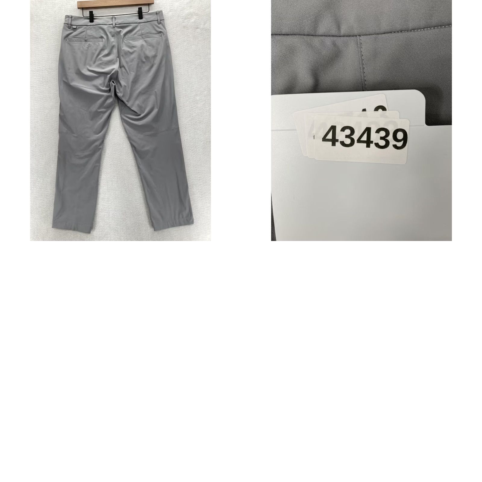Lululemon Lululemon Mens Golf Chino Pants 34 Gray Performance Tech Stretch Zip Pocket Size US 34 / EU 50 - 11 Thumbnail