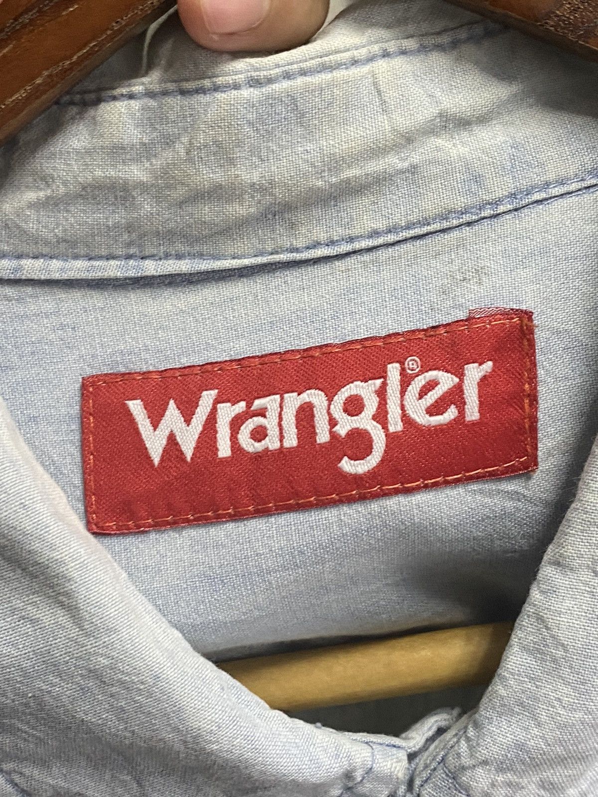Vintage × Wrangler Vintage Wrangler Button Up Size US XL / EU 56 / 4 - 12 Thumbnail