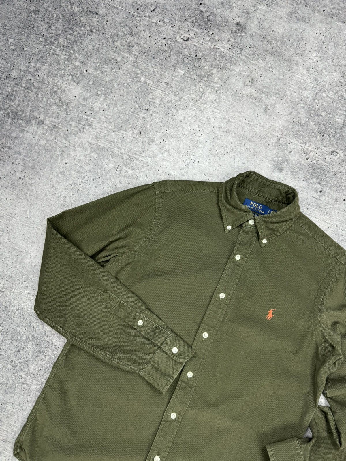 Designer × Polo Ralph Lauren Vintage Y2K Ralph Lauren Corduroy Flannel Shirt Travis Scott Size US S / EU 44-46 / 1 - 5 Thumbnail