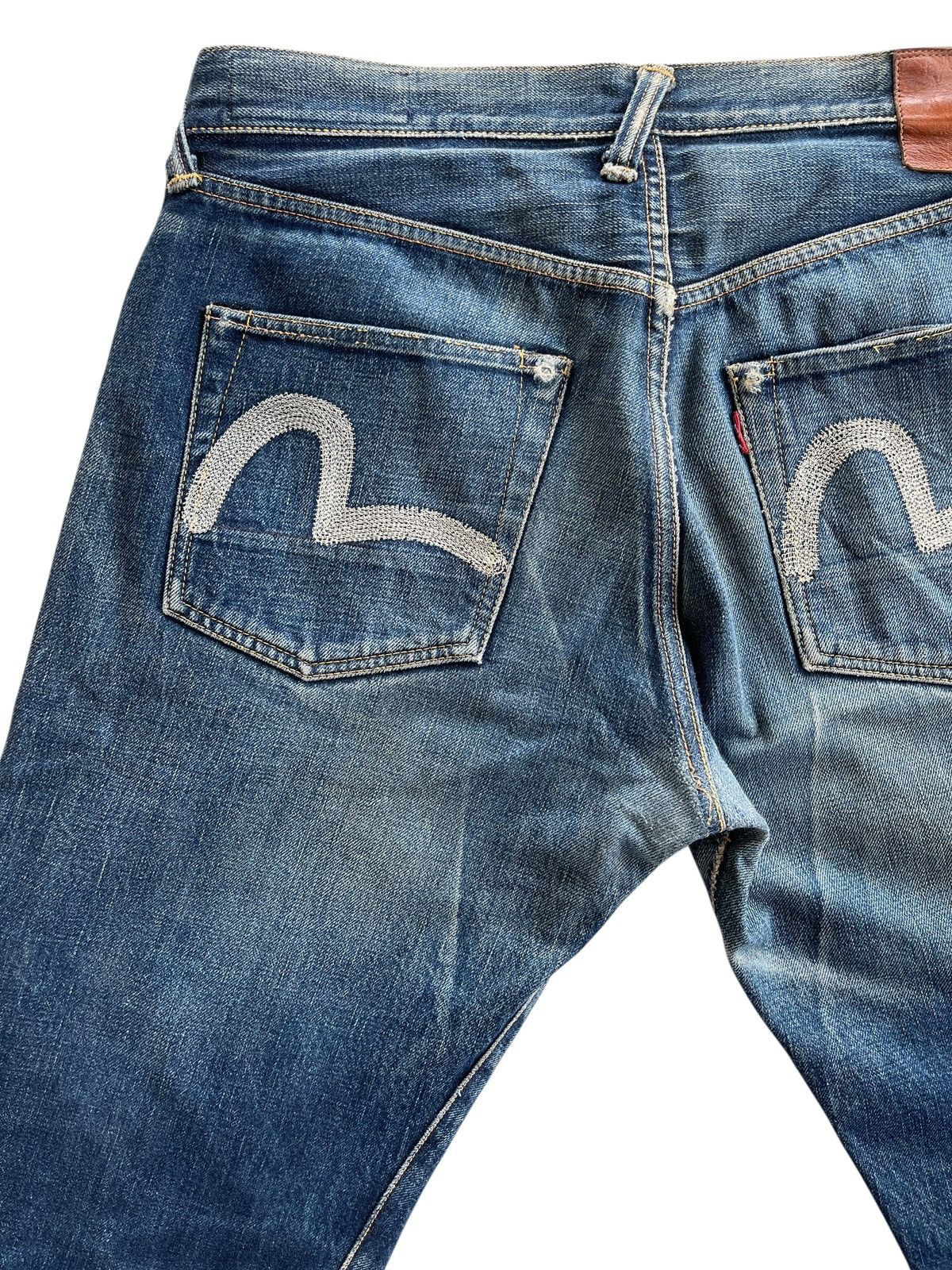Evisu Evisu Daicock Distressed Selvedge Denim Size US 34 / EU 50 - 9 Thumbnail