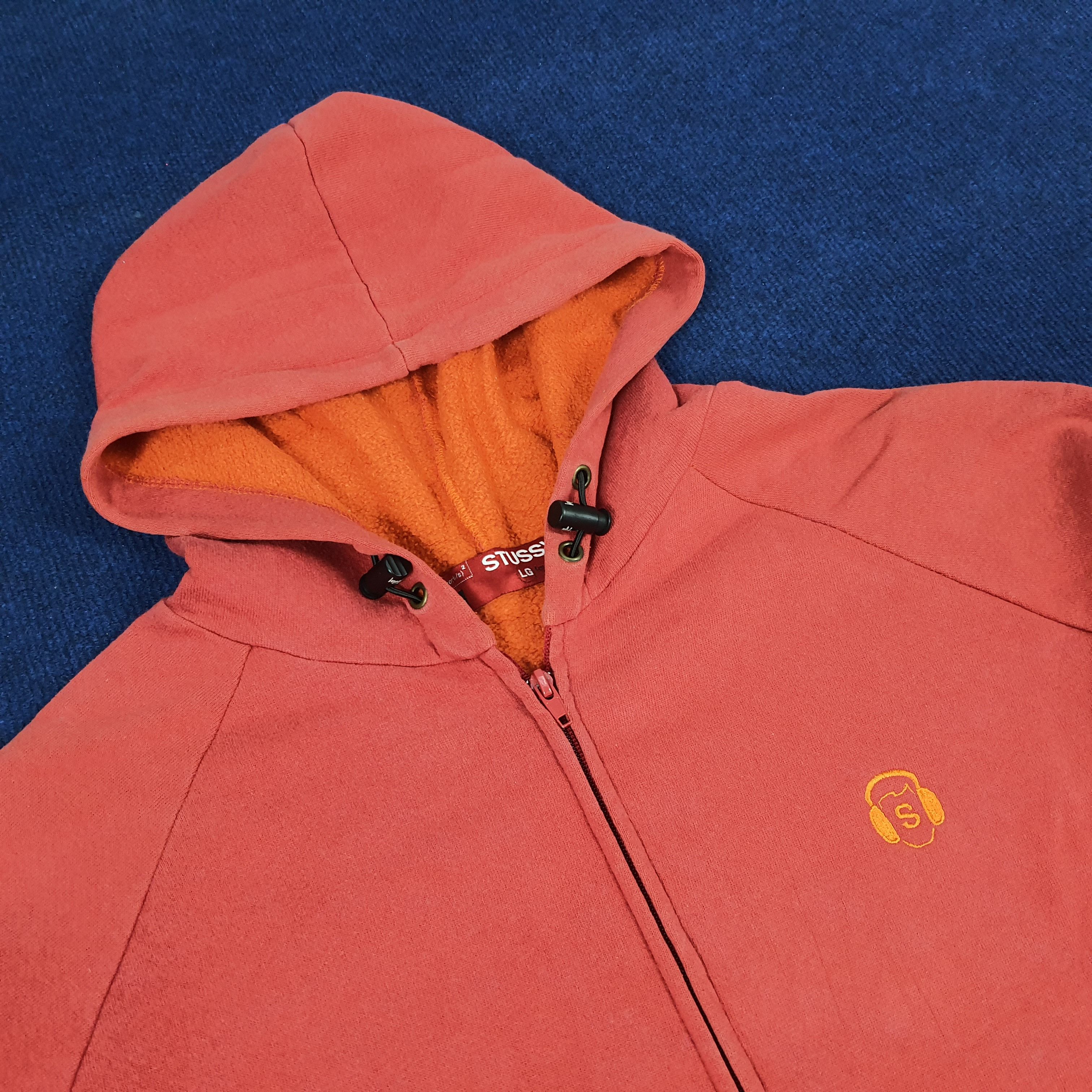Stussy × Vintage Vintage Stussy LG Custom Logo Zipper Hoodies Size US XL / EU 56 / 4 - 4 Thumbnail