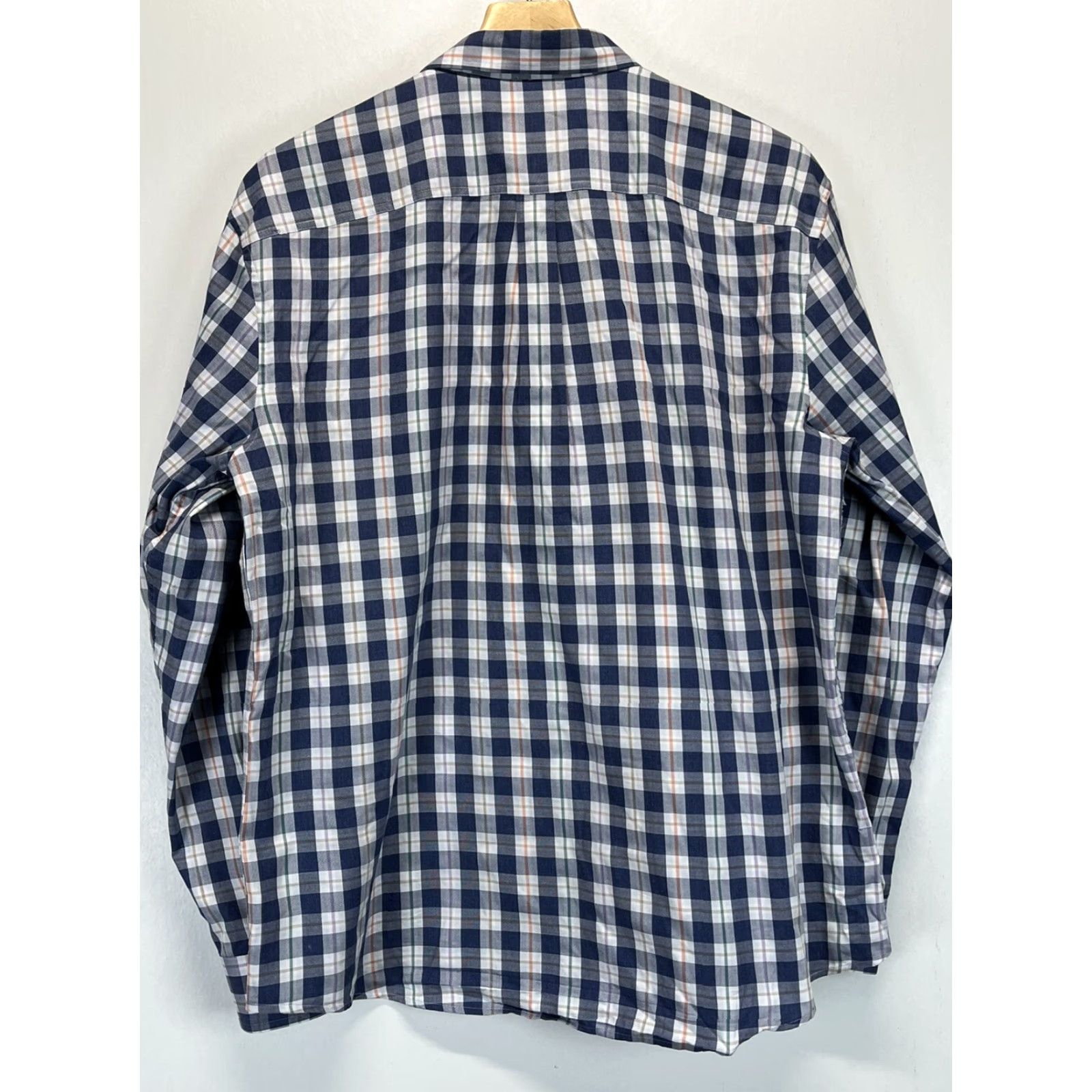 johnnie-O Johnnie-O Shirt Mens L Multicolor Plaid Long Sleeve Button-Down Casual Golf Cotton Blend Preppy Mens Size US L / EU 52-54 / 3 - 2 Thumbnail