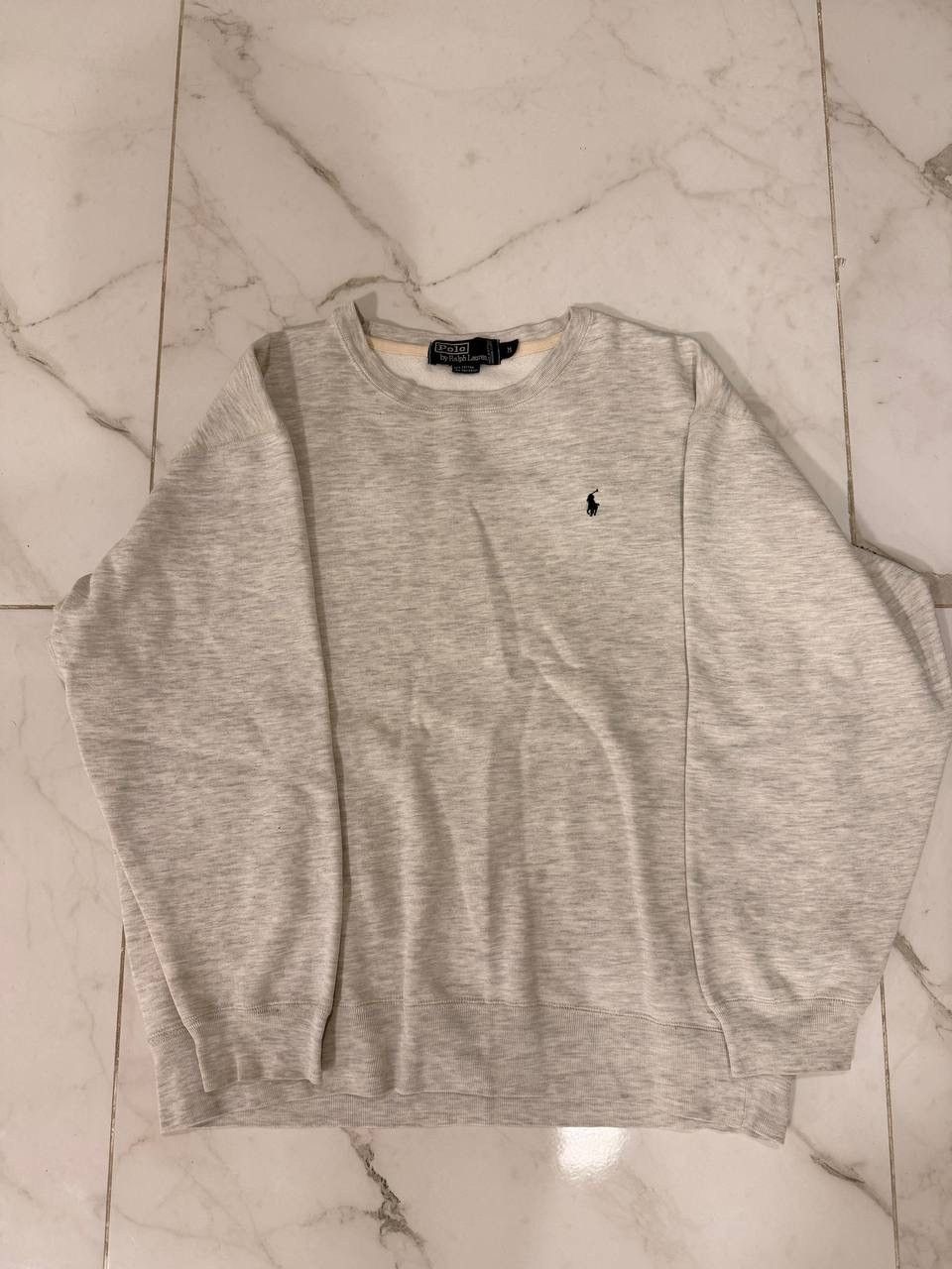 Polo Ralph Lauren Polo Ralph Lauren Melange Gray Crewneck Sweatshirt Size US M / EU 48-50 / 2 - 1 Thumbnail