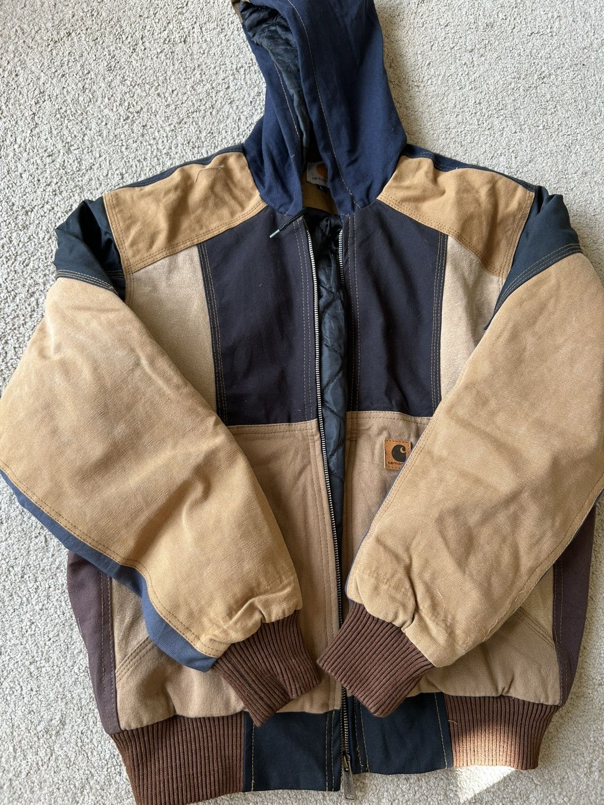 Carhartt Carhartt Hooded Canvas Workwear Jacket Large Size US L / EU 52-54 / 3 - 2 Thumbnail