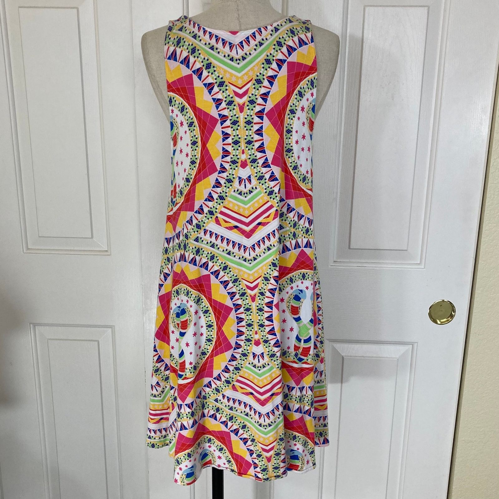 Mara Hoffman Mara Hoffmann tank dress swim cover up multicolor beach wear Size ONE SIZE - 5 Thumbnail