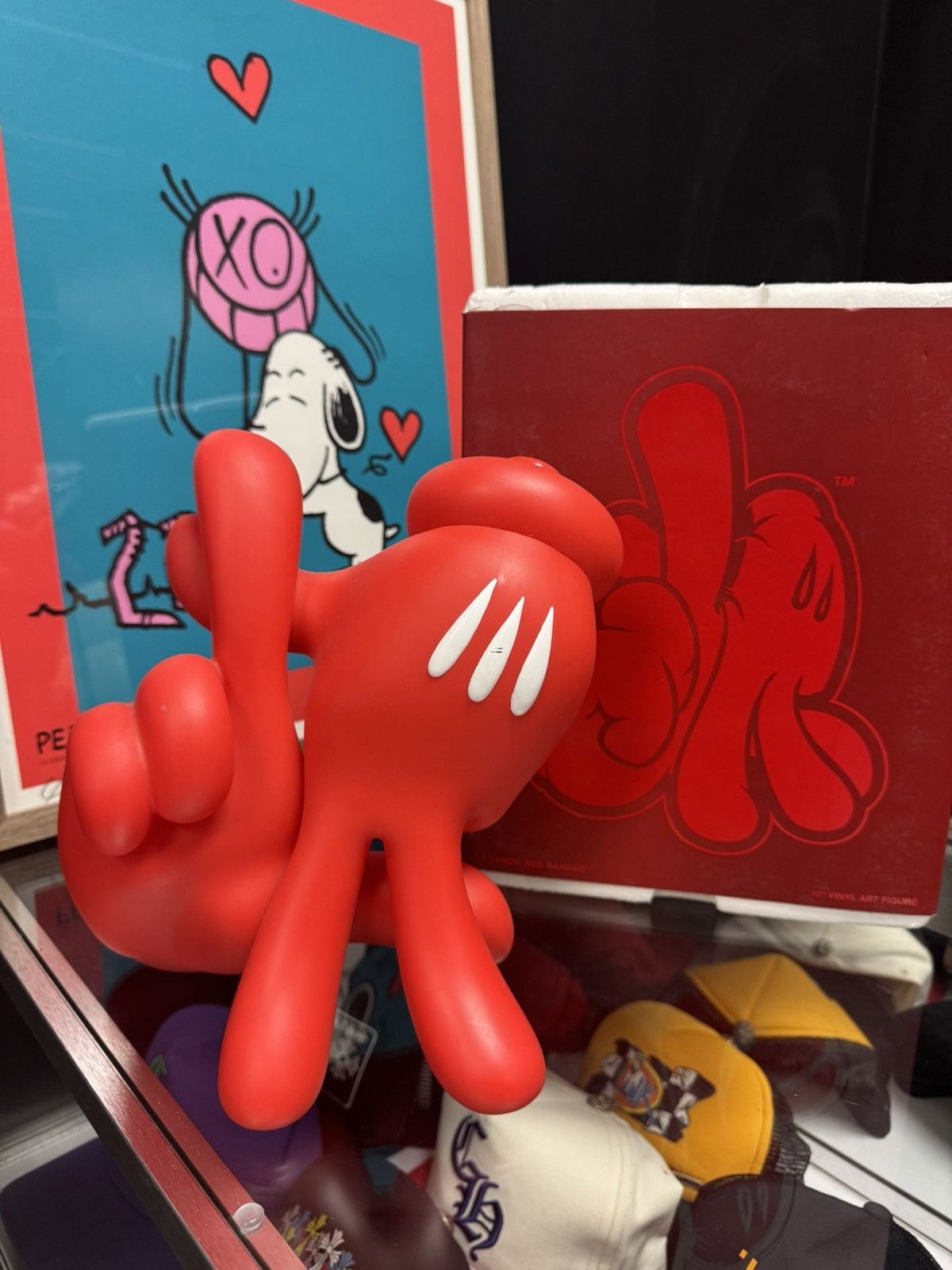 Other Slick OG “LA HANDS” 11” Vinyl Figure Red Size ONE SIZE - 1 Thumbnail