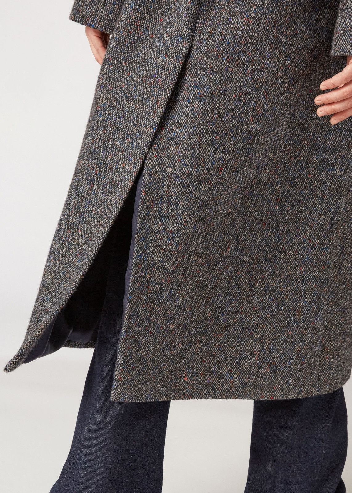 Loro Piana o1srvl11e0824 Henrik Cashmere Coat in Grey Size XL / US 12-14 / IT 48-50 - 6 Thumbnail