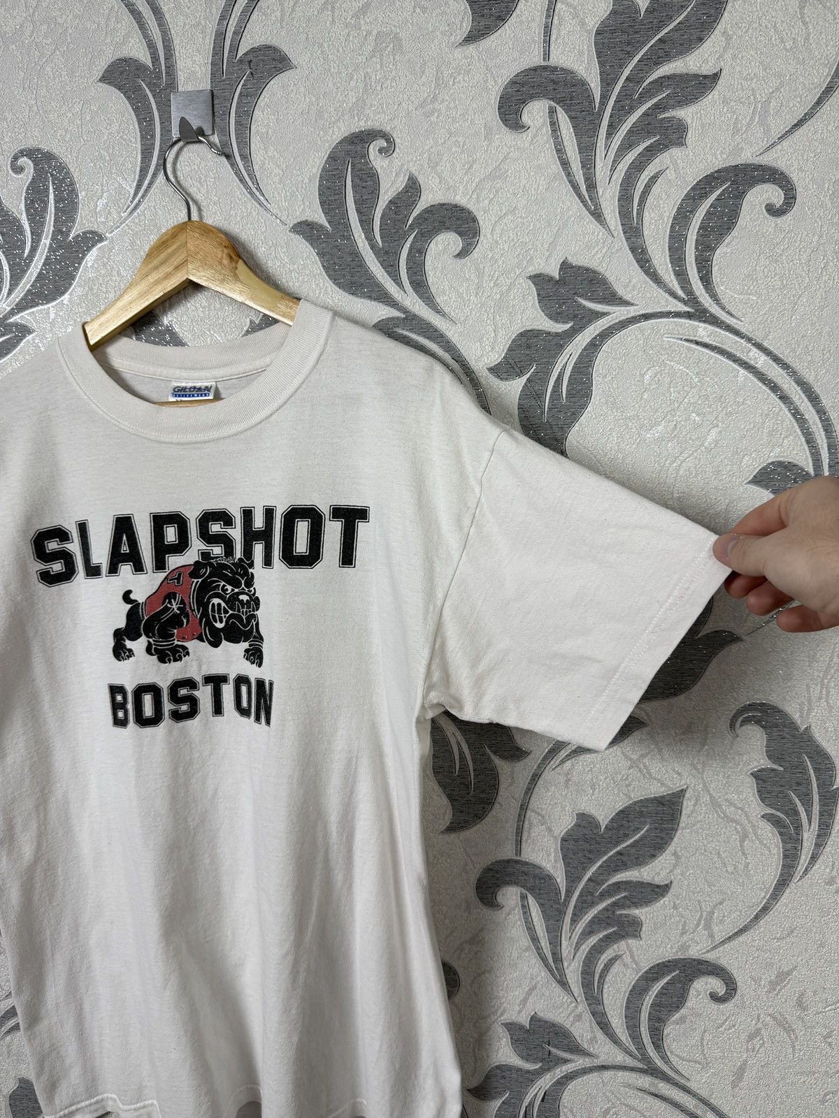 Band Tees Vintage 90s Slapshot Boston Band Tees Shirt Size US L / EU 52-54 / 3 - 3 Thumbnail