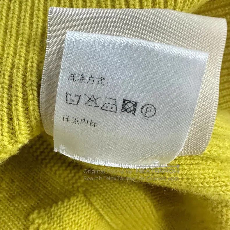 Hermes Hermes Yellow Long Sleeve Shirt Size XS / US 0-2 / IT 36-38 - 6 Thumbnail