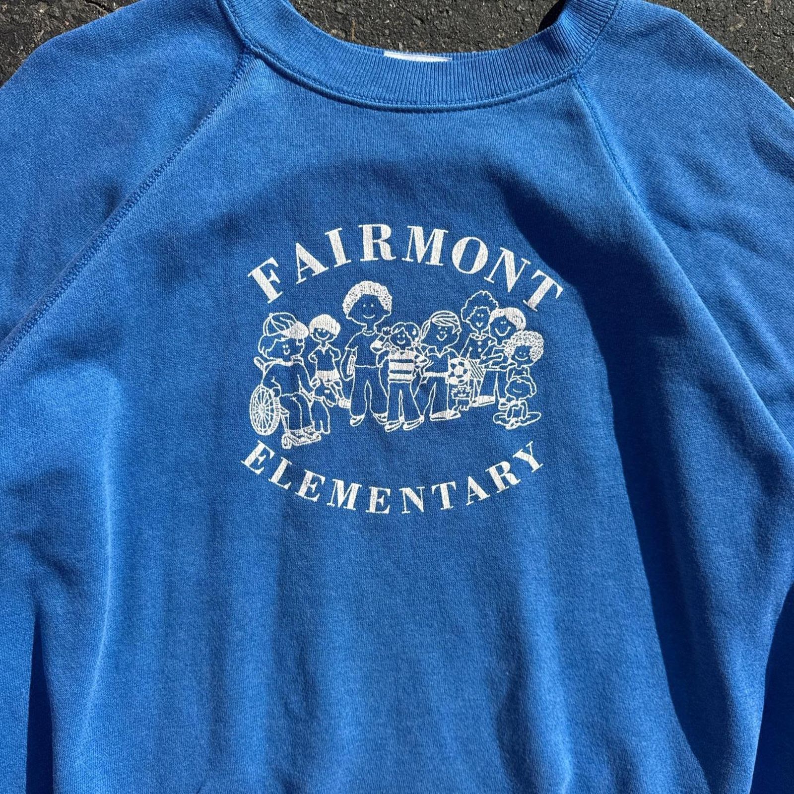 Hanes Vintage 80s Hanes Elementary School Crewneck – Size XXL Size US L / EU 52-54 / 3 - 3 Thumbnail